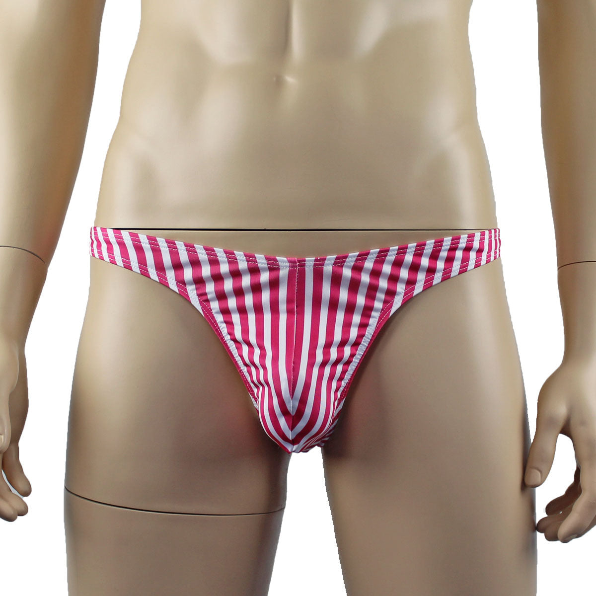 SALE - Candy Stripes Christmas Mens G string Thong Xmas Underwear