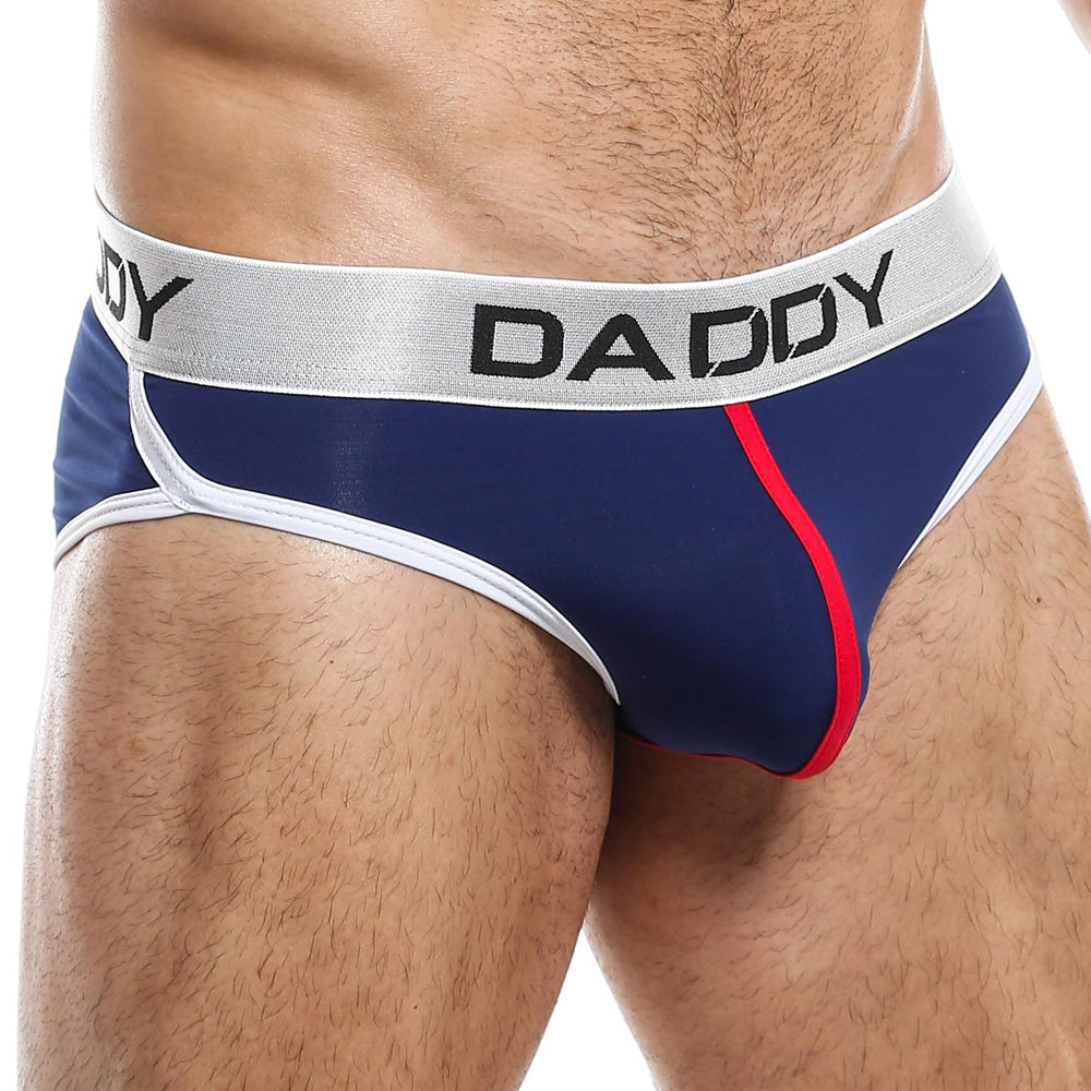 Daddy Contrasting Low Rise Brief Navy