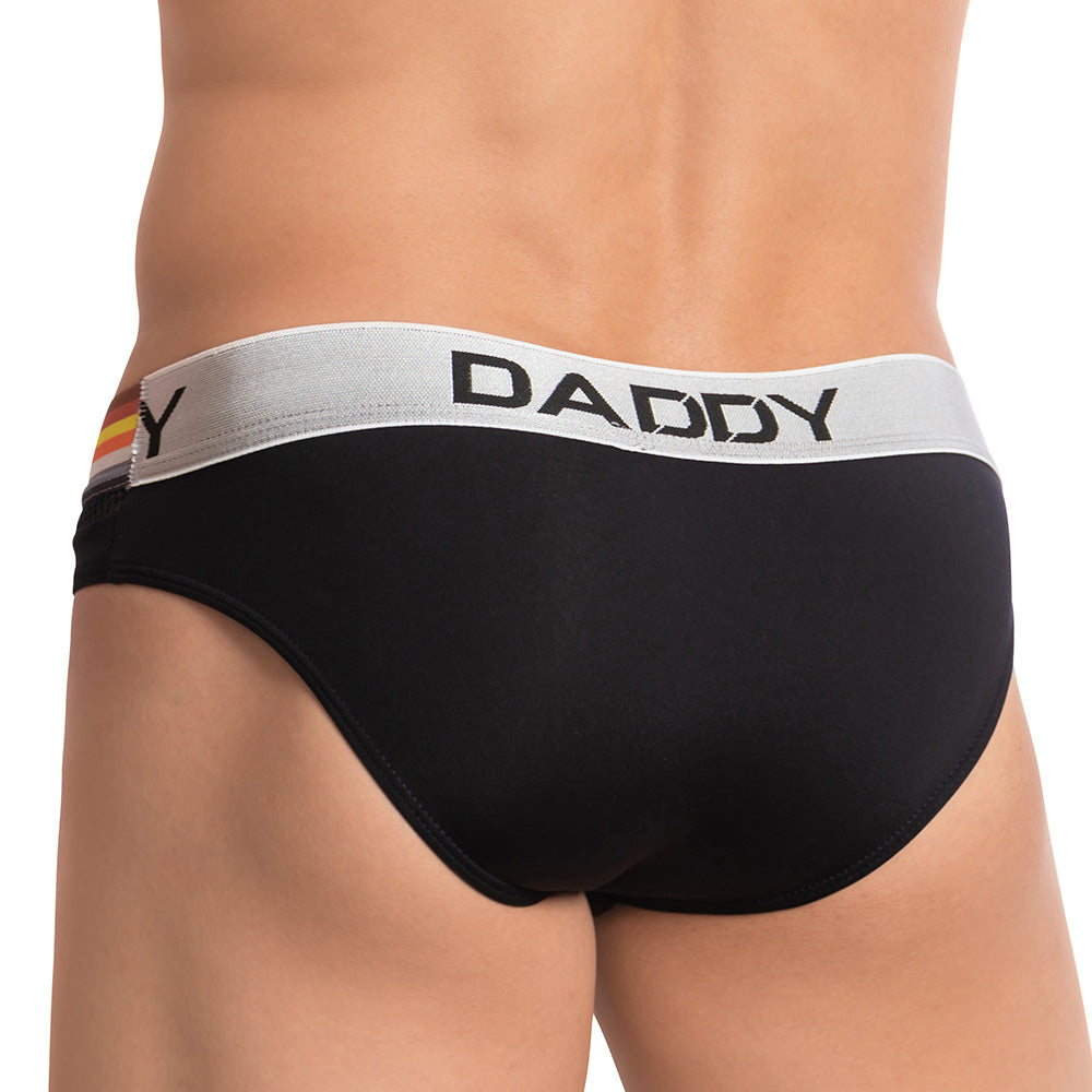 Daddy Underwear Call Me Daddy Brief Black Plus Sizes