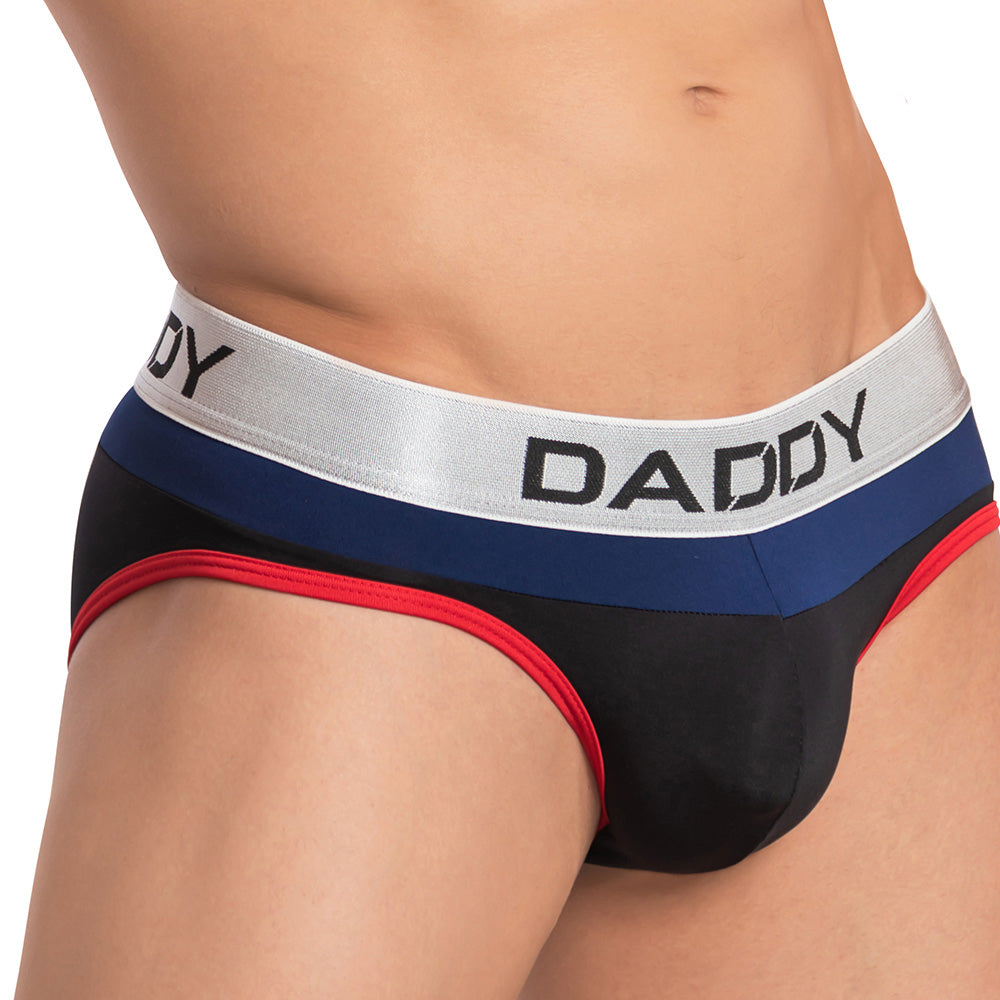 Daddy Underwear Big Daddy Brief Black Plus Sizes