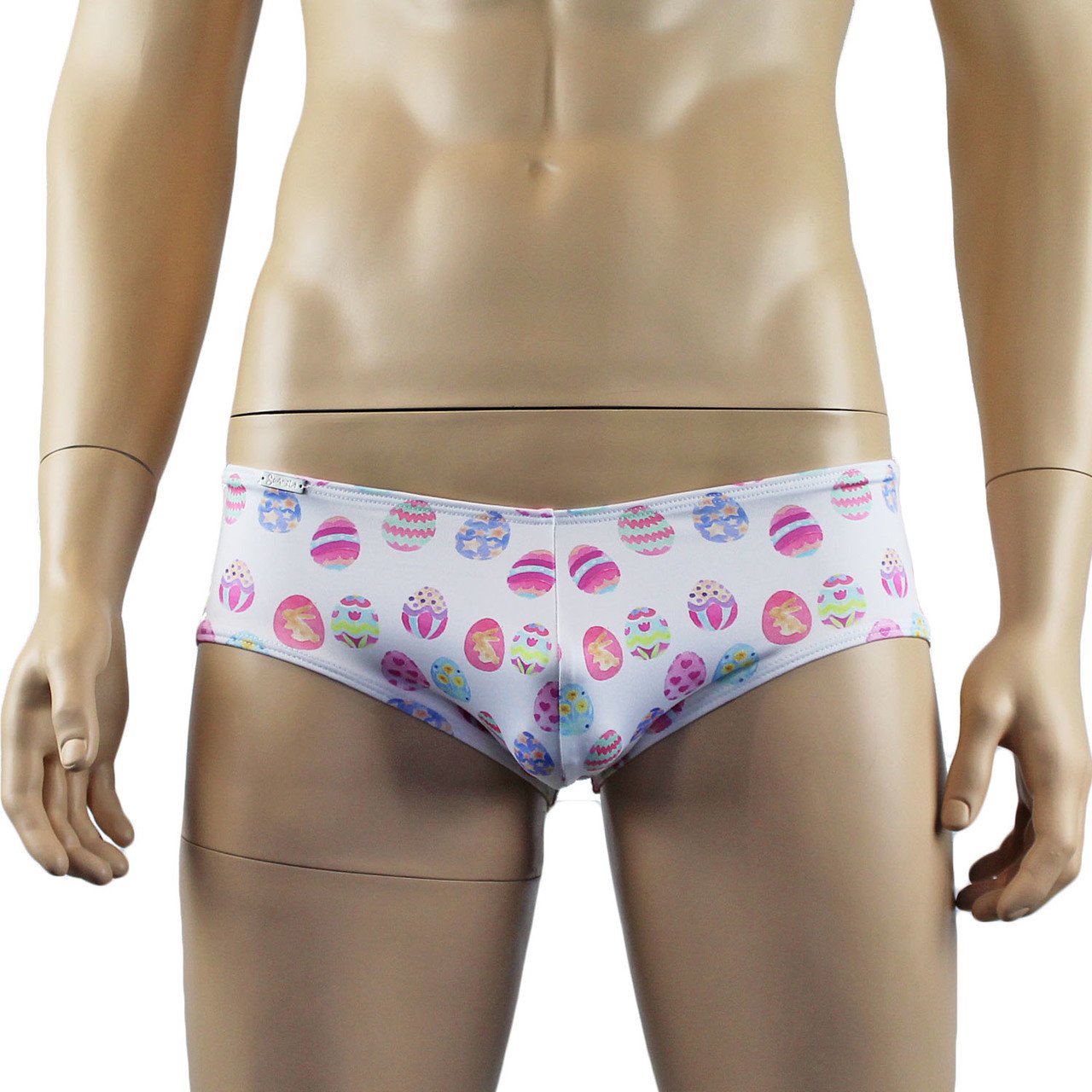 Mens Easter Egg Mini Low Rise Boxer Brief Shorts