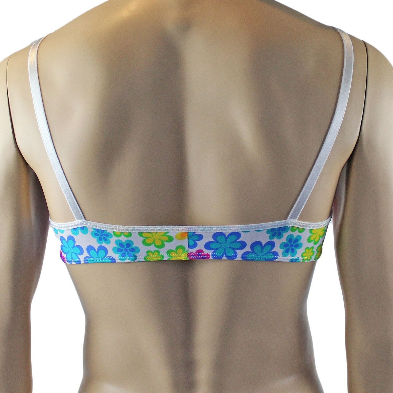 Mens Flower Girl Bra Top and G string with Large Bow