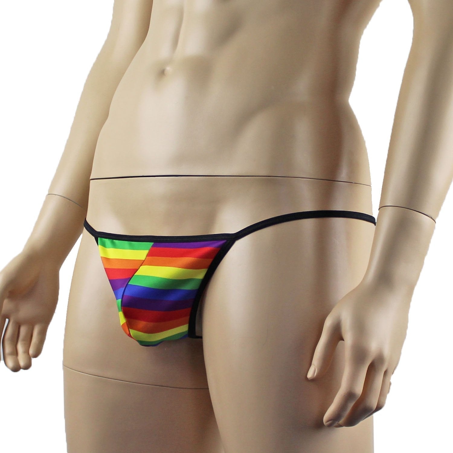 SALE - Gay Pride Rainbow Mens G string Pouch Underwear