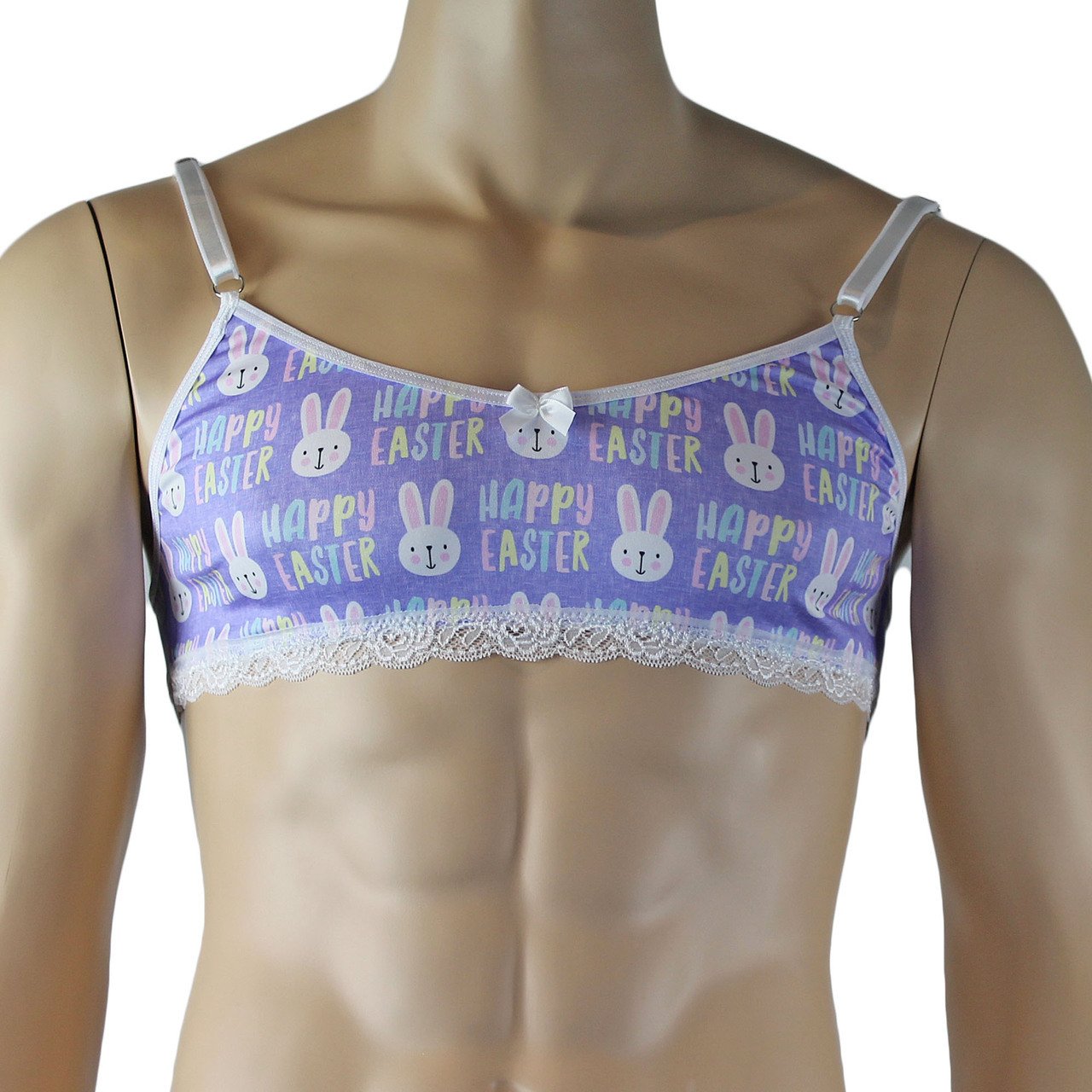 Easter Bunny Mens Lingerie Male Bra Top
