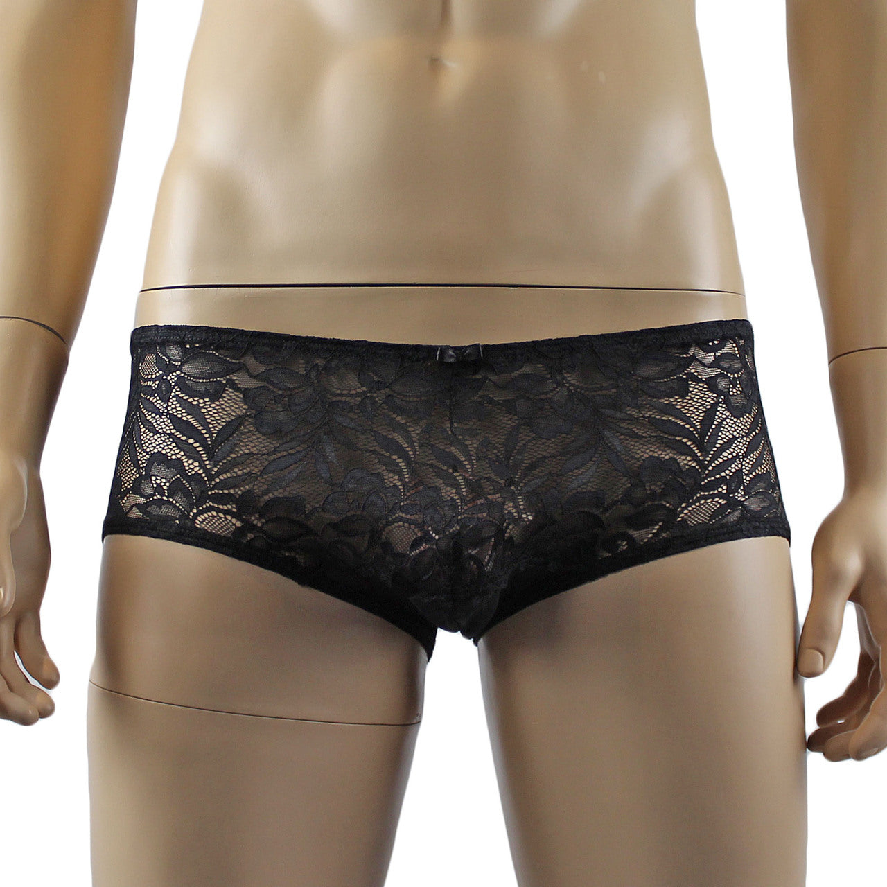 Mens Lingerie Bra Top and Boxer Briefs (black plus other colours)