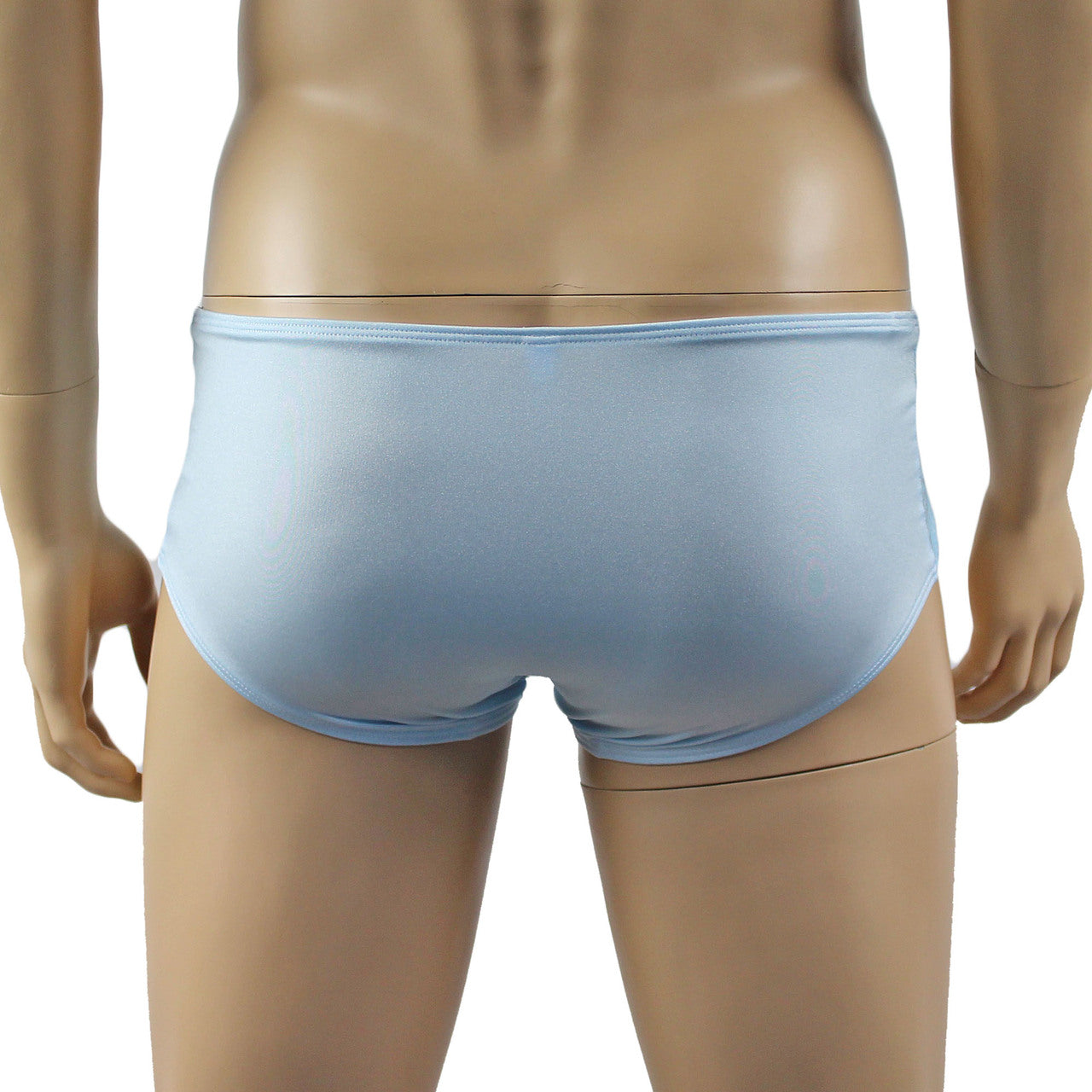 Mens Luxury Boxer Brief with Detachable Garters and Stockings  (light blue plus other colours)
