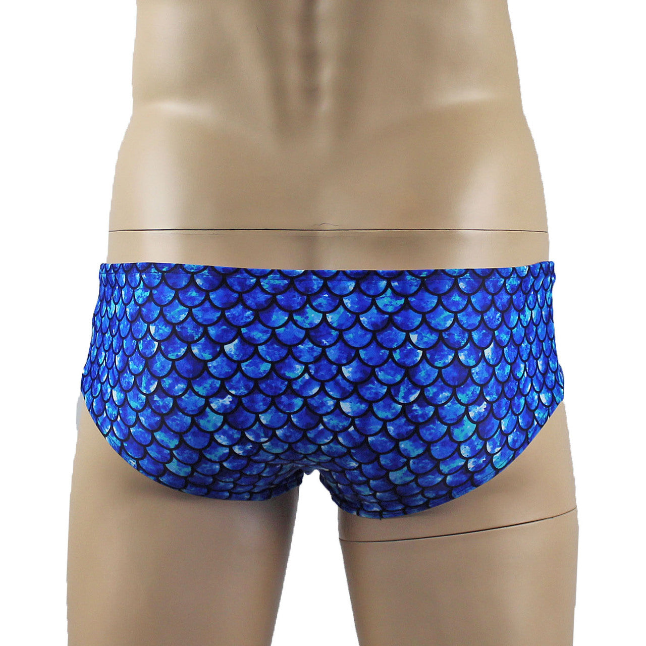 Mens Merman Aqua Man Mini Boxer Briefs Blue