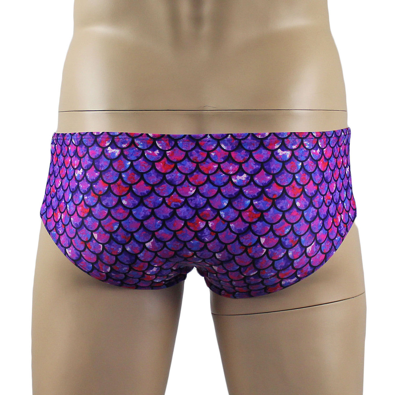 Mens Merman Aqua Man Mini Boxer Briefs Purple