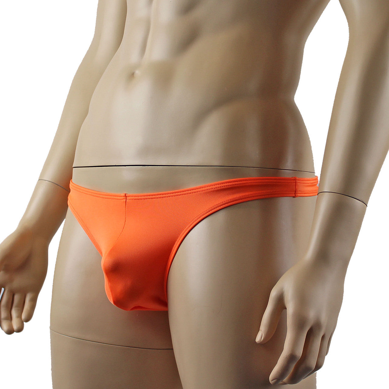 Mens Thong Underwear Wide Front or Narrow Front (orange plus other colours)