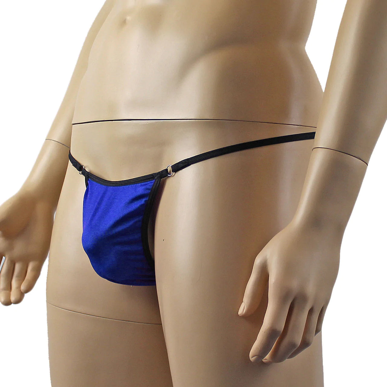 SALE - Mens Max Sexy and Cute Mini Pouch Front G string Blue