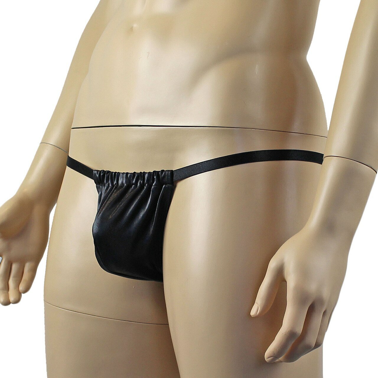 Male Oil Wetlook Pouch G string (black plus other colours)