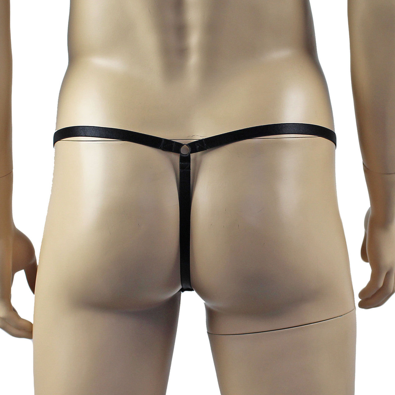 Male Oil Wetlook Pouch G string (grey plus other colours)