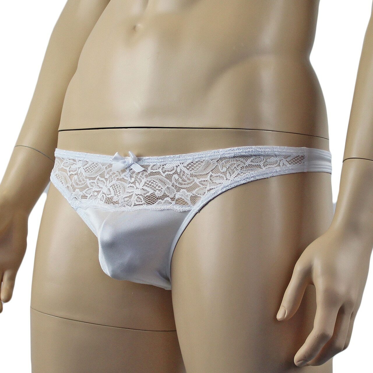 Male Romance Stretch Spandex G string Thong & Garterbelt (white plus other colours)