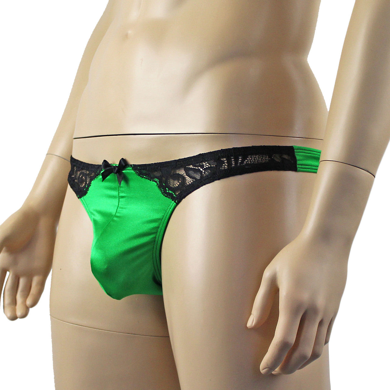 Mens Risque Bikini Brief (green and black plus other colours)