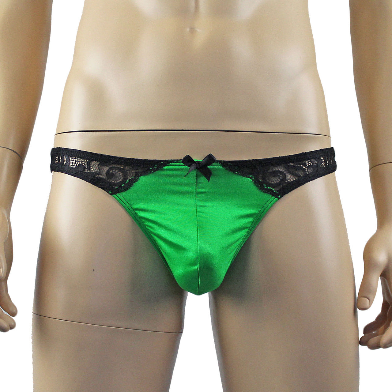 Mens Risque G string Thong (green and black plus other colours)