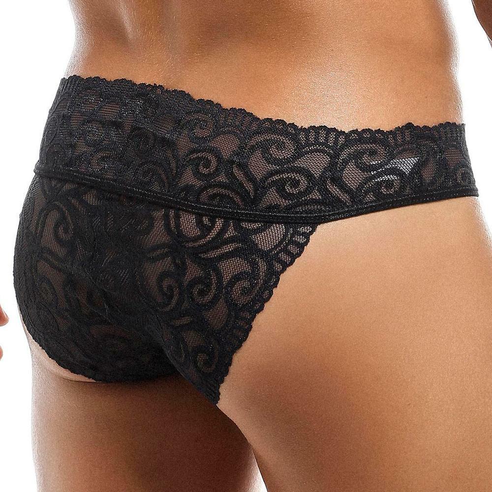 SALE - Secret Male Lacey Panty for Men, Male Bikini Underwear White