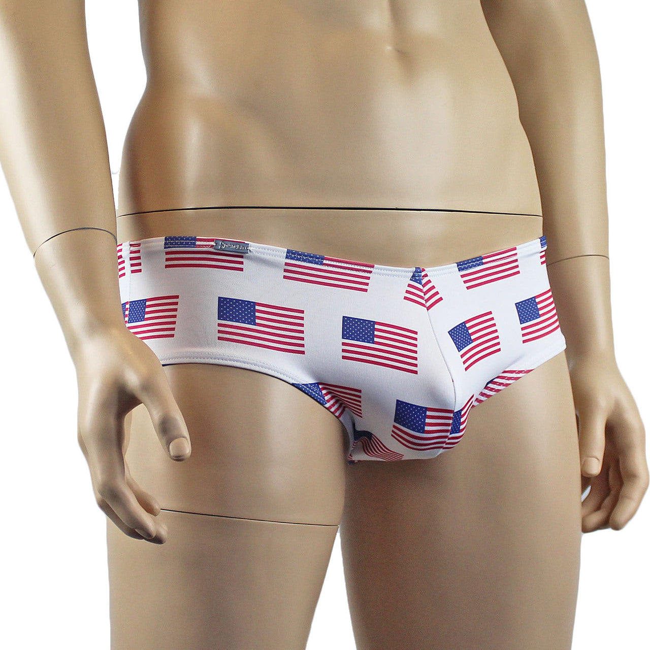 Mens USA American Flag Mini Boxer Briefs