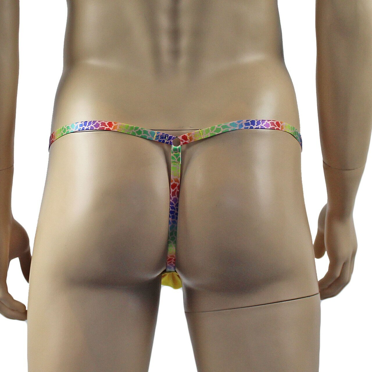 Mens Wild Colourful Adjustable Ball Bag Pouch G string Underwear (purple plus other colours)