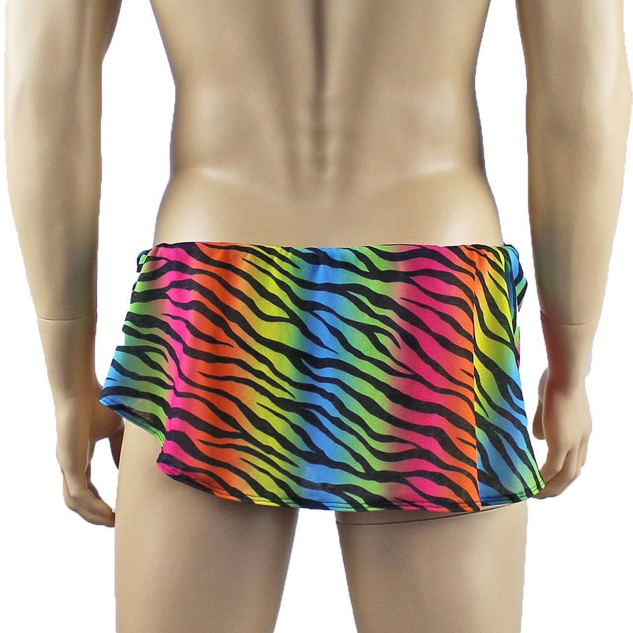 Mens Zebra Gay Pride Festival Sarong, Loin Cloth & G string